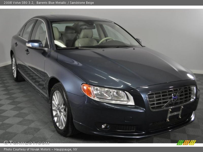 Barents Blue Metallic / Sandstone Beige 2008 Volvo S80 3.2