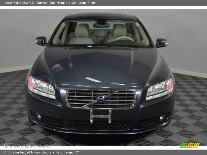 Barents Blue Metallic / Sandstone Beige 2008 Volvo S80 3.2