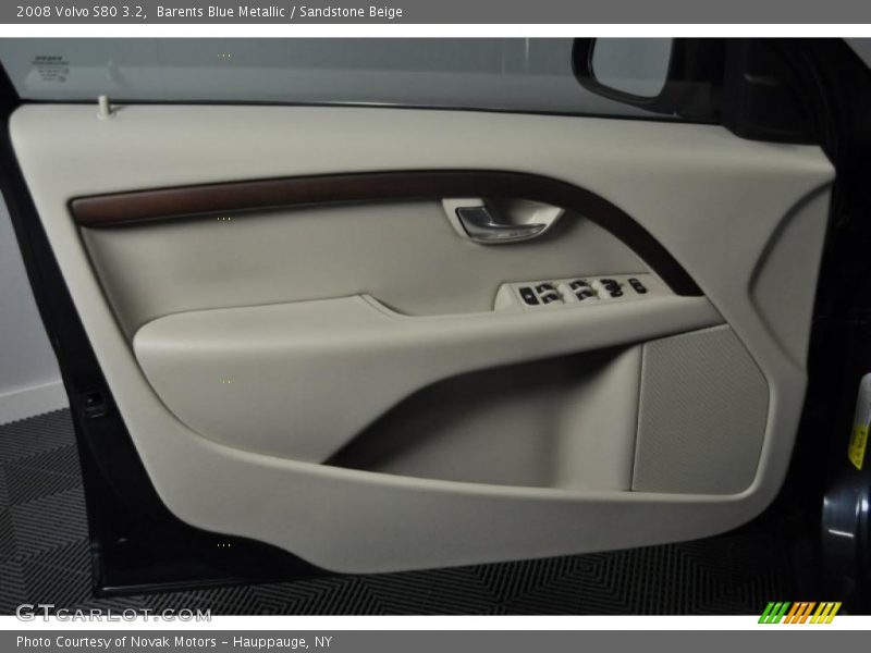 Barents Blue Metallic / Sandstone Beige 2008 Volvo S80 3.2