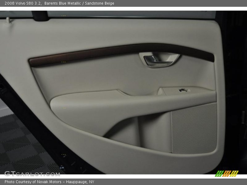 Barents Blue Metallic / Sandstone Beige 2008 Volvo S80 3.2