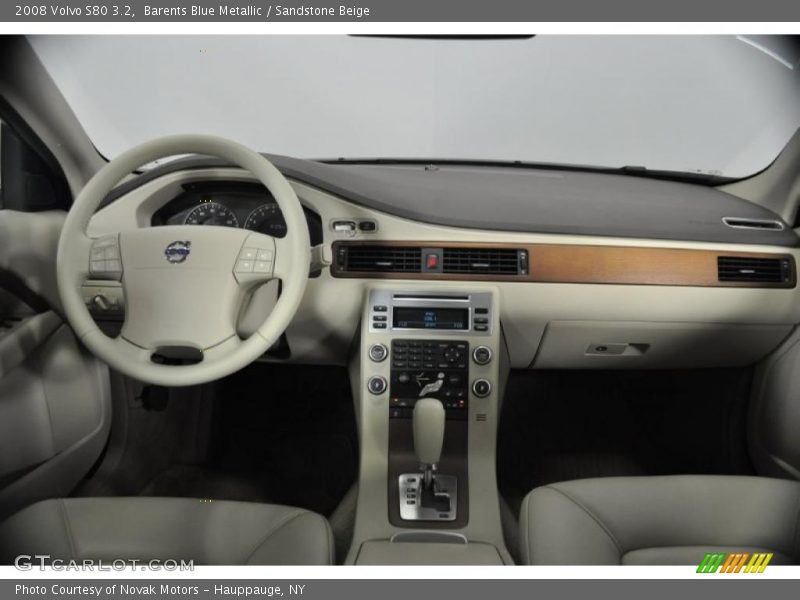 Barents Blue Metallic / Sandstone Beige 2008 Volvo S80 3.2