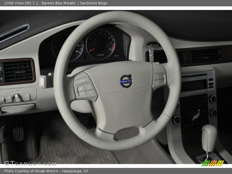Barents Blue Metallic / Sandstone Beige 2008 Volvo S80 3.2