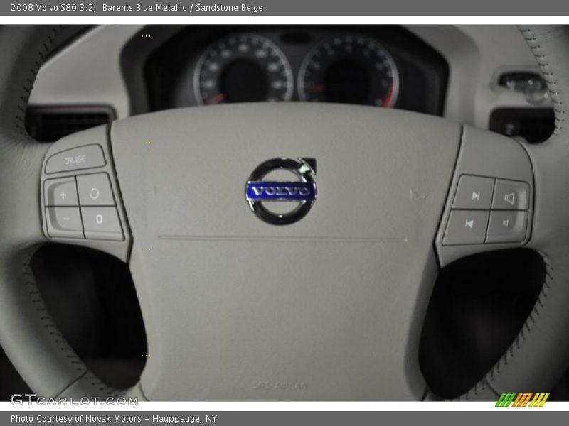 Barents Blue Metallic / Sandstone Beige 2008 Volvo S80 3.2