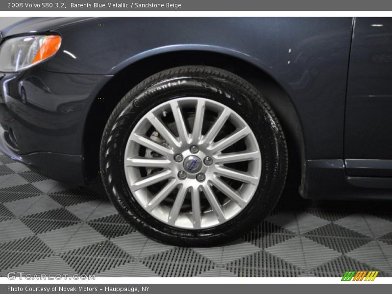Barents Blue Metallic / Sandstone Beige 2008 Volvo S80 3.2