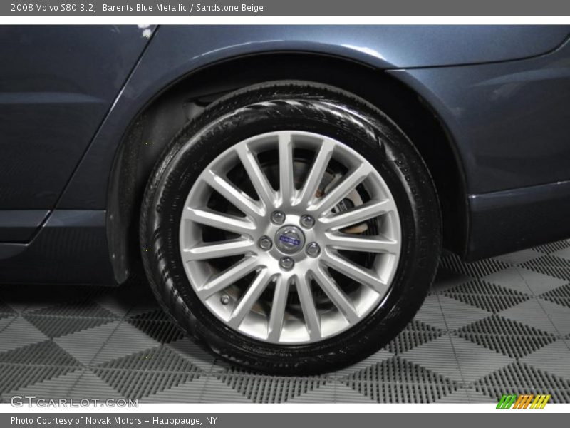 Barents Blue Metallic / Sandstone Beige 2008 Volvo S80 3.2