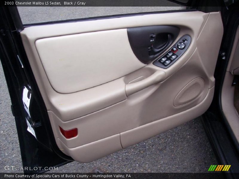 Black / Gray 2003 Chevrolet Malibu LS Sedan