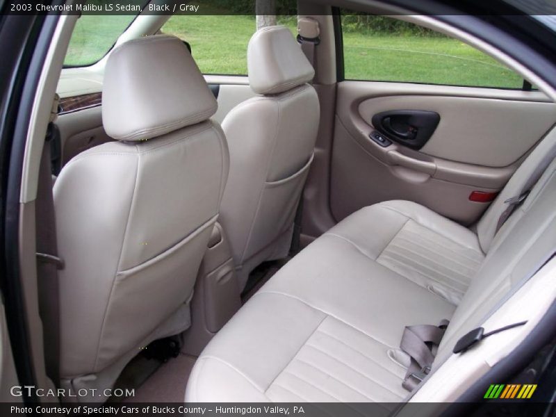 Black / Gray 2003 Chevrolet Malibu LS Sedan