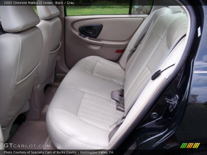 Black / Gray 2003 Chevrolet Malibu LS Sedan
