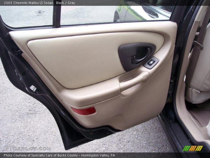 Black / Gray 2003 Chevrolet Malibu LS Sedan