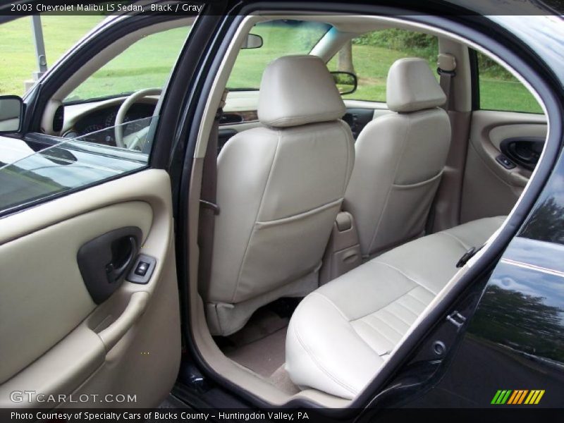 Black / Gray 2003 Chevrolet Malibu LS Sedan