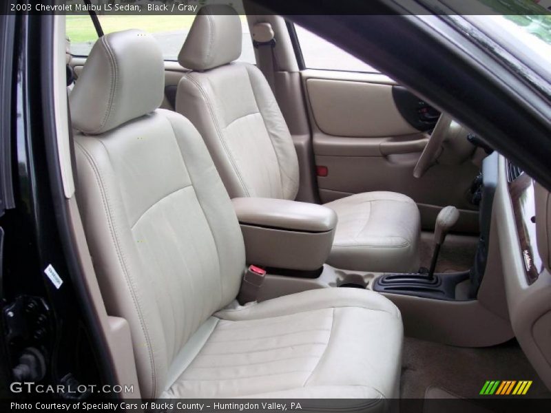 Black / Gray 2003 Chevrolet Malibu LS Sedan
