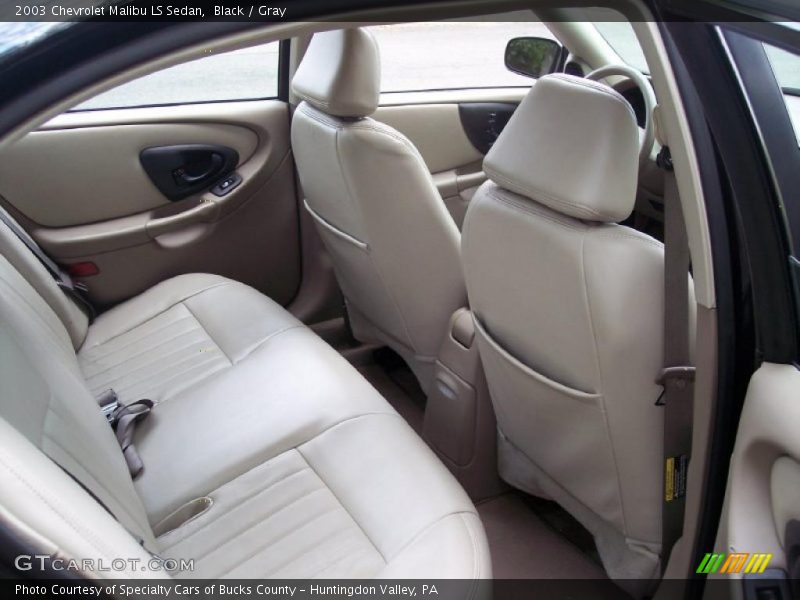 Black / Gray 2003 Chevrolet Malibu LS Sedan