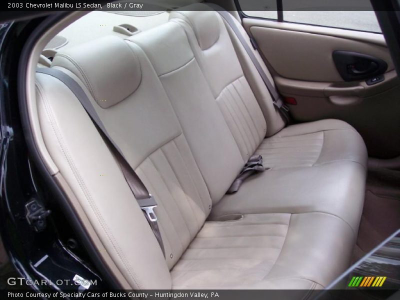 Black / Gray 2003 Chevrolet Malibu LS Sedan