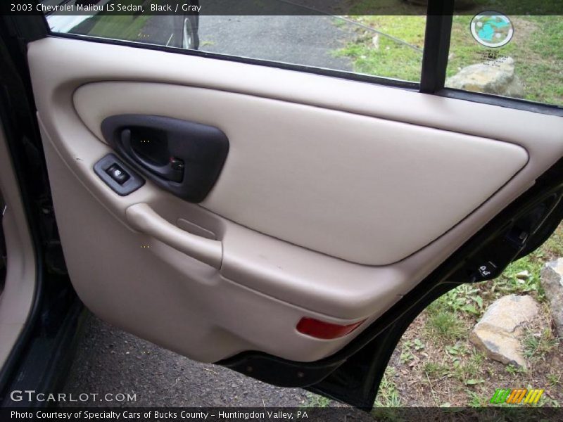 Black / Gray 2003 Chevrolet Malibu LS Sedan