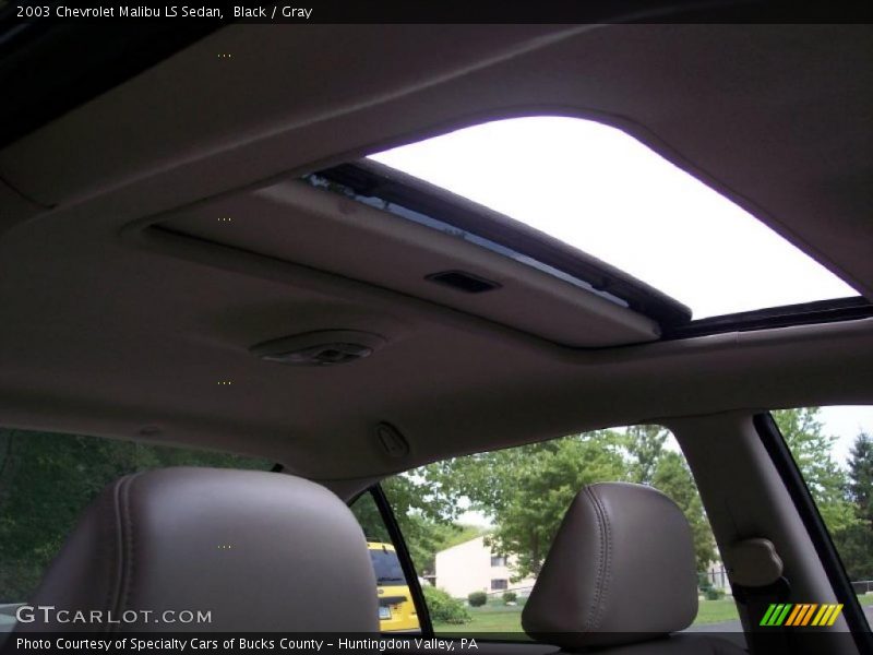 Black / Gray 2003 Chevrolet Malibu LS Sedan