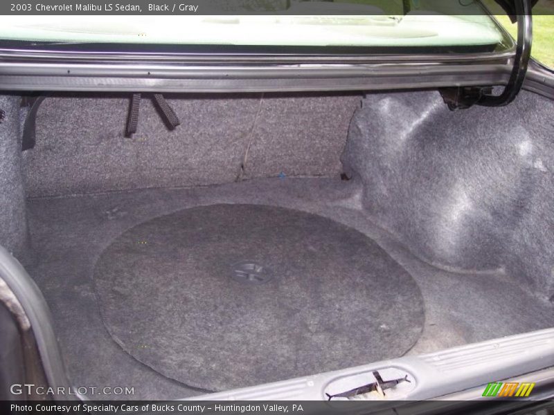 Black / Gray 2003 Chevrolet Malibu LS Sedan