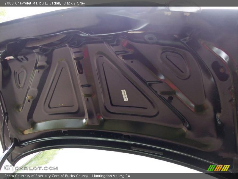 Black / Gray 2003 Chevrolet Malibu LS Sedan