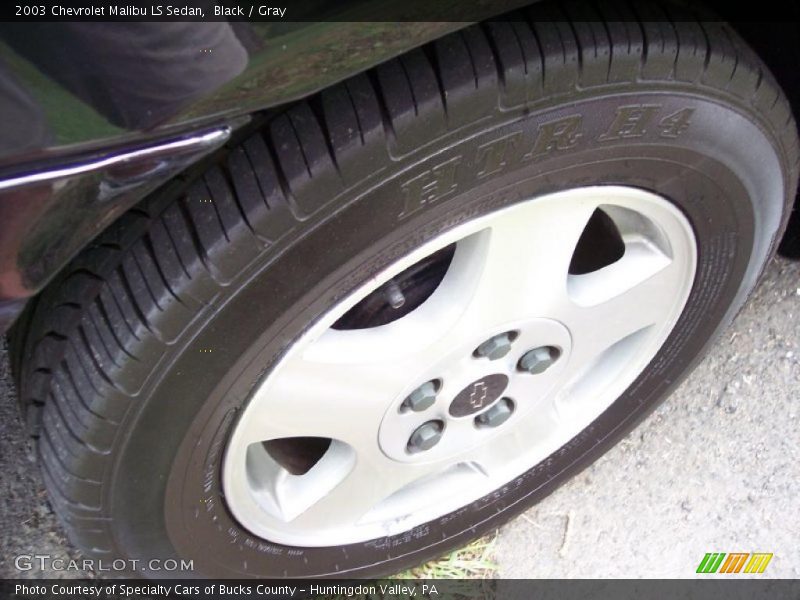 Black / Gray 2003 Chevrolet Malibu LS Sedan