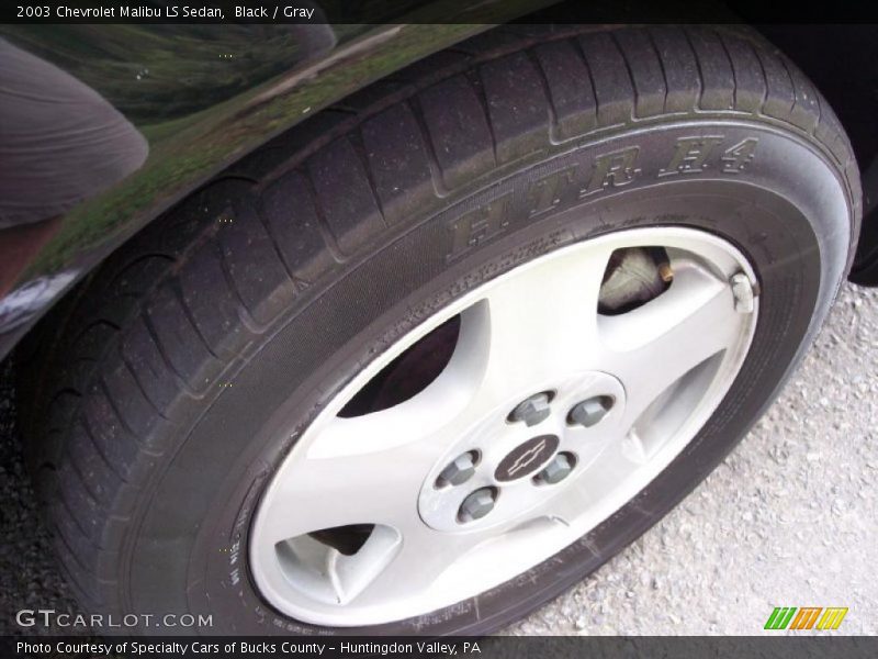 Black / Gray 2003 Chevrolet Malibu LS Sedan