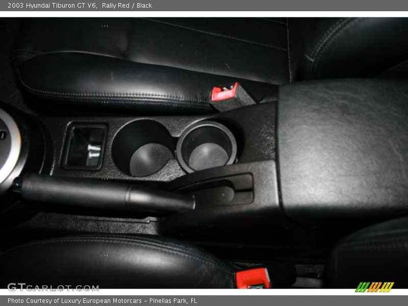 Rally Red / Black 2003 Hyundai Tiburon GT V6