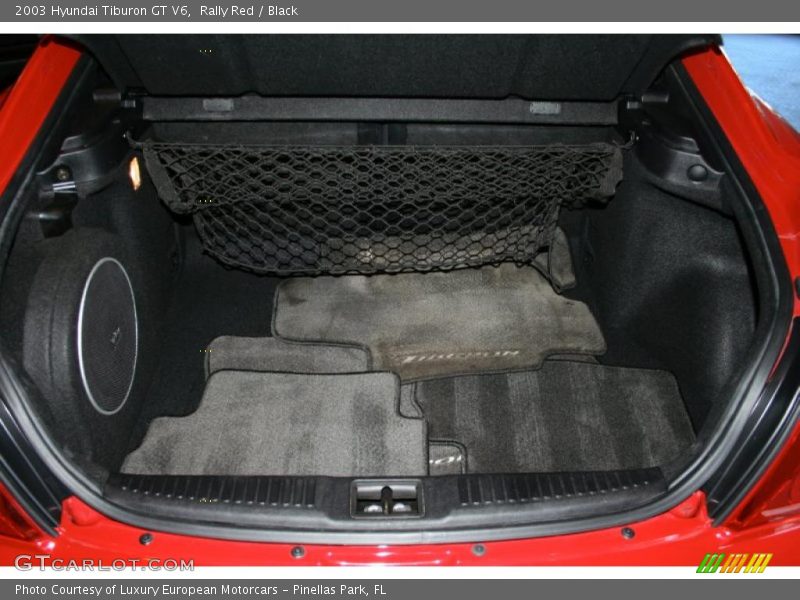 Rally Red / Black 2003 Hyundai Tiburon GT V6