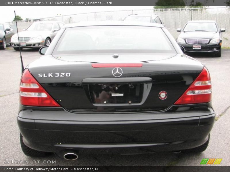 Black / Charcoal Black 2001 Mercedes-Benz SLK 320 Roadster