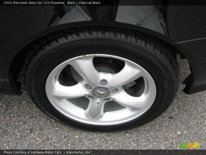 Black / Charcoal Black 2001 Mercedes-Benz SLK 320 Roadster