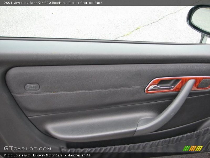 Black / Charcoal Black 2001 Mercedes-Benz SLK 320 Roadster