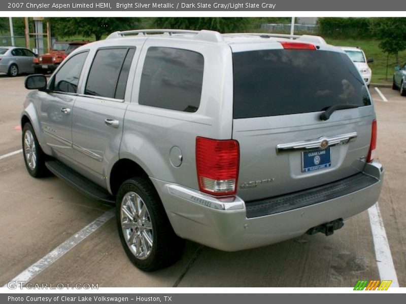 Bright Silver Metallic / Dark Slate Gray/Light Slate Gray 2007 Chrysler Aspen Limited HEMI