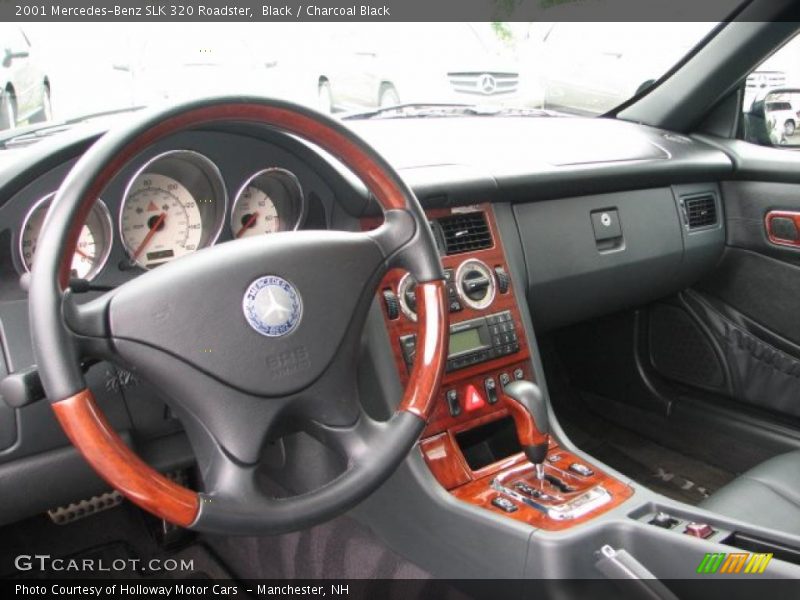 Black / Charcoal Black 2001 Mercedes-Benz SLK 320 Roadster