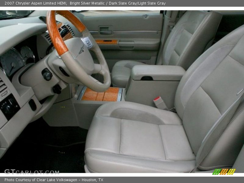 Bright Silver Metallic / Dark Slate Gray/Light Slate Gray 2007 Chrysler Aspen Limited HEMI