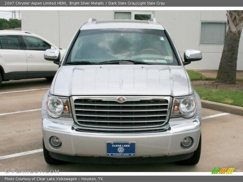 Bright Silver Metallic / Dark Slate Gray/Light Slate Gray 2007 Chrysler Aspen Limited HEMI