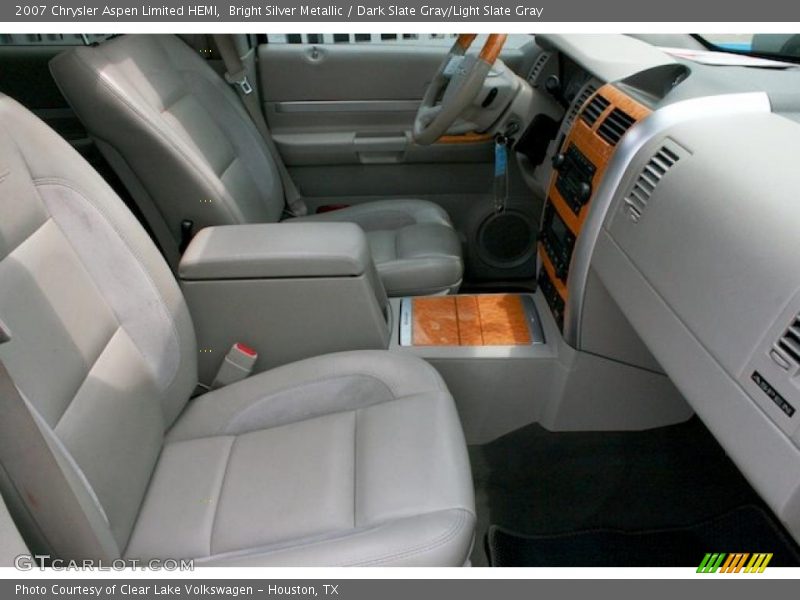 Bright Silver Metallic / Dark Slate Gray/Light Slate Gray 2007 Chrysler Aspen Limited HEMI