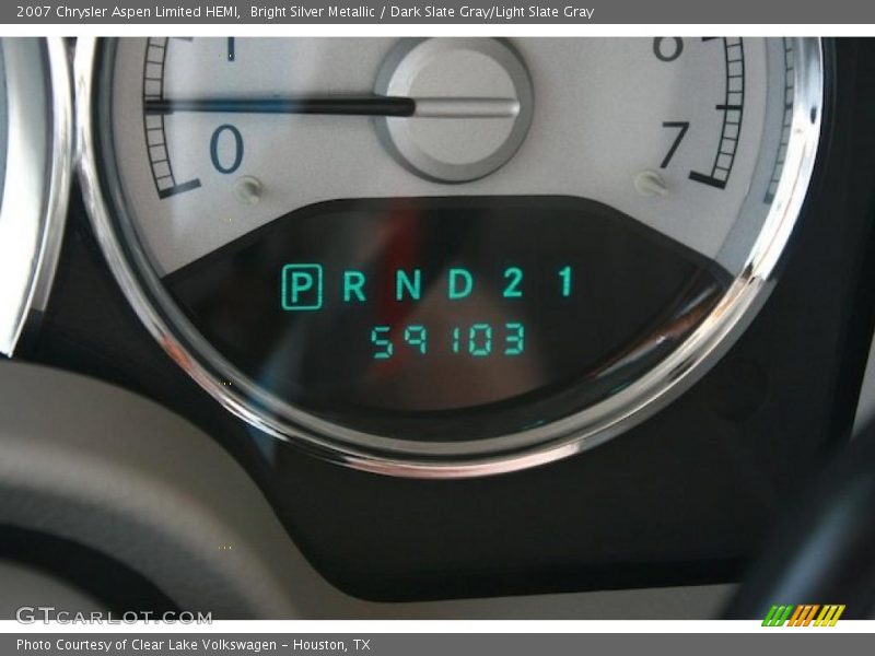Bright Silver Metallic / Dark Slate Gray/Light Slate Gray 2007 Chrysler Aspen Limited HEMI
