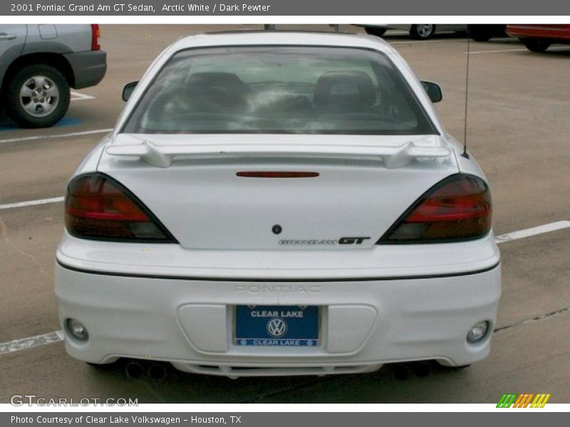 Arctic White / Dark Pewter 2001 Pontiac Grand Am GT Sedan