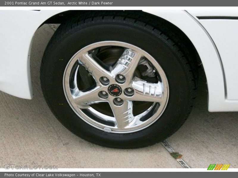Arctic White / Dark Pewter 2001 Pontiac Grand Am GT Sedan
