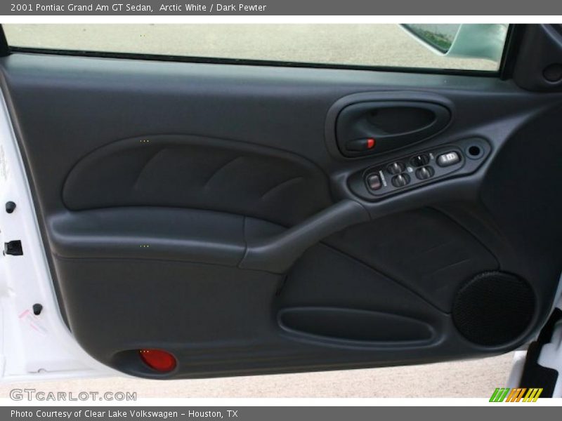 Arctic White / Dark Pewter 2001 Pontiac Grand Am GT Sedan