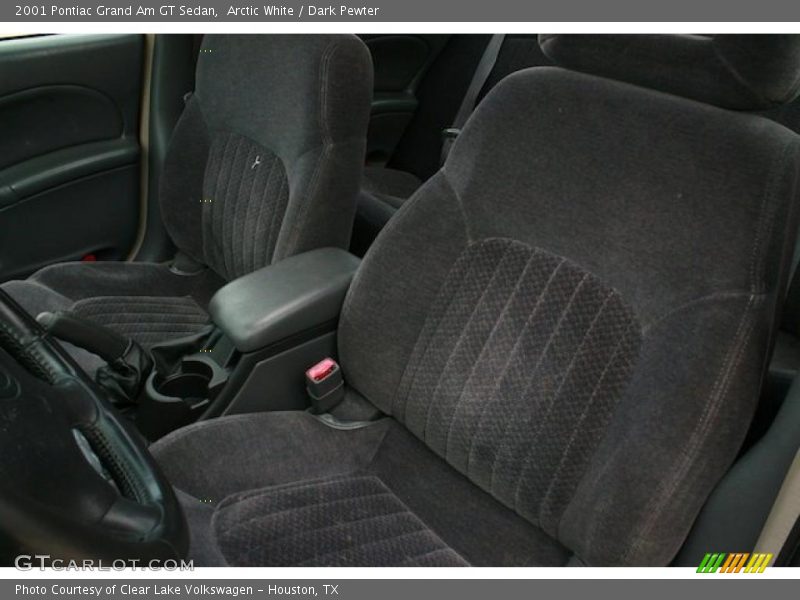 Arctic White / Dark Pewter 2001 Pontiac Grand Am GT Sedan