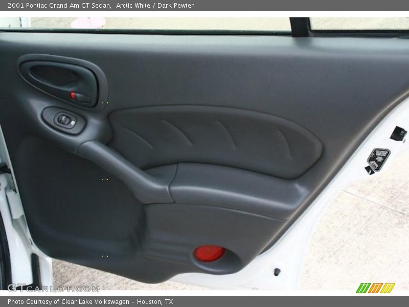 Arctic White / Dark Pewter 2001 Pontiac Grand Am GT Sedan
