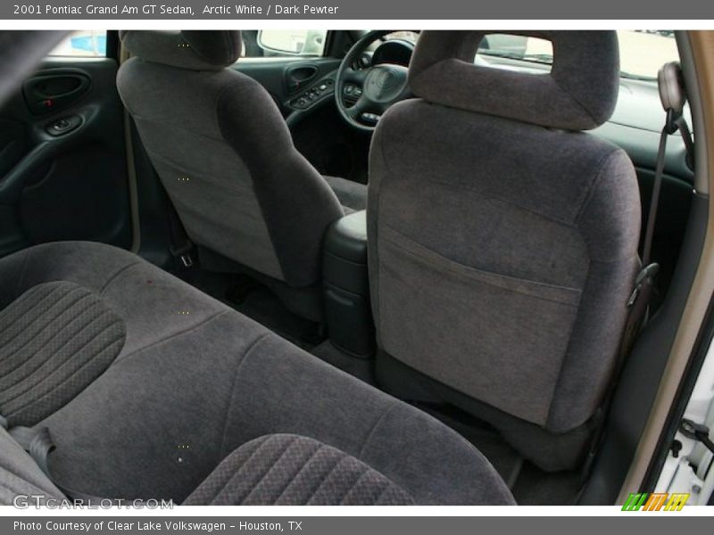 Arctic White / Dark Pewter 2001 Pontiac Grand Am GT Sedan