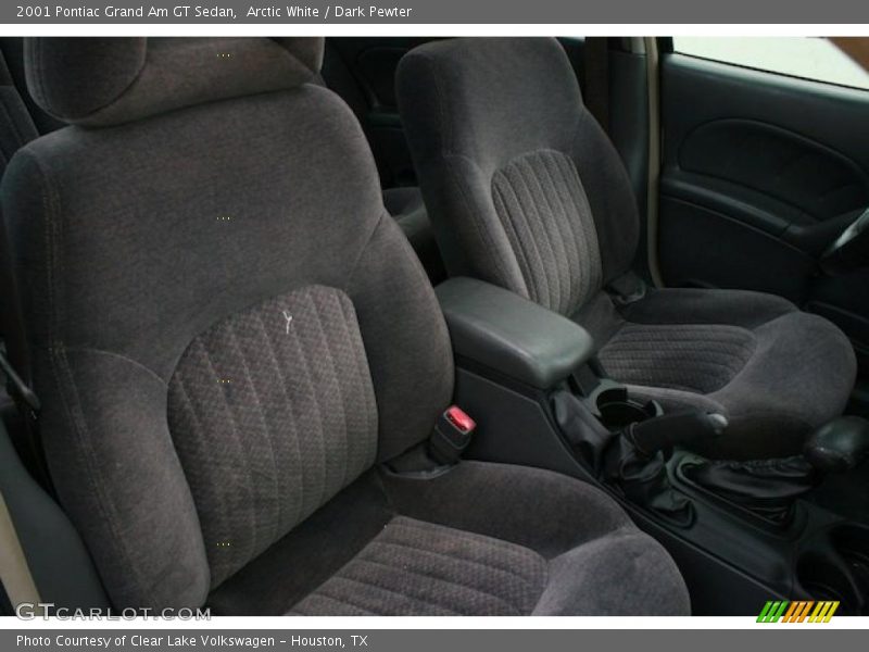 Arctic White / Dark Pewter 2001 Pontiac Grand Am GT Sedan