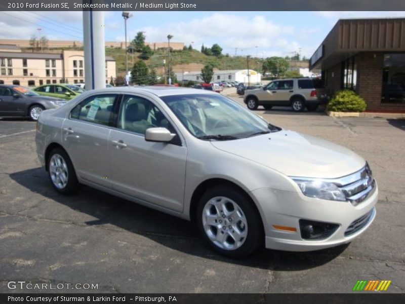 Smokestone Metallic / Medium Light Stone 2010 Ford Fusion SE