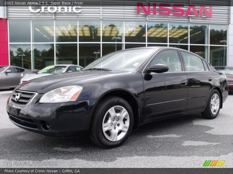 Super Black / Frost 2003 Nissan Altima 2.5 S
