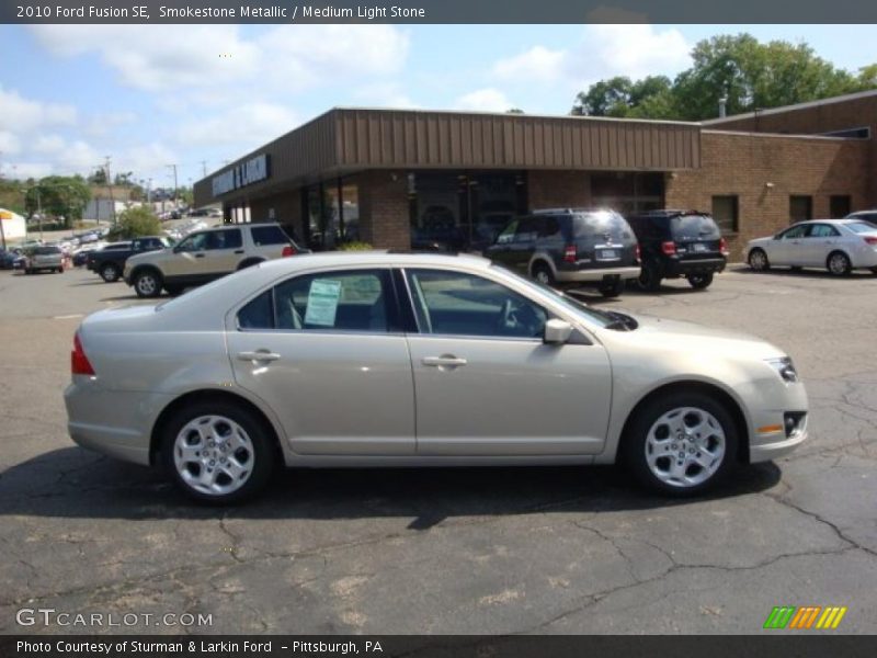 Smokestone Metallic / Medium Light Stone 2010 Ford Fusion SE