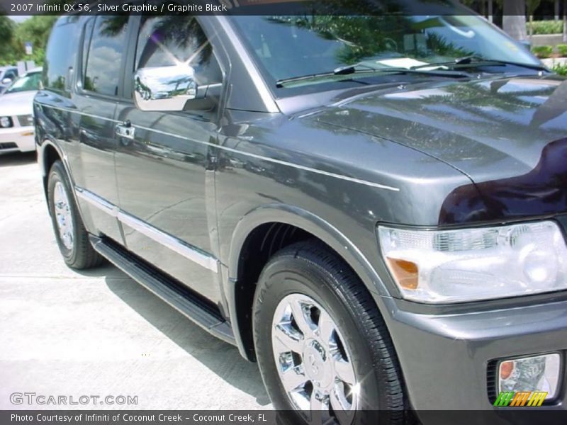 Silver Graphite / Graphite Black 2007 Infiniti QX 56