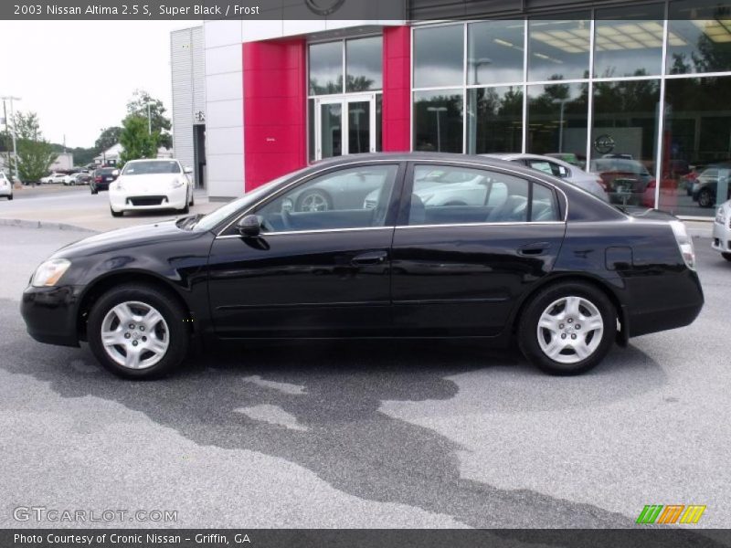 Super Black / Frost 2003 Nissan Altima 2.5 S