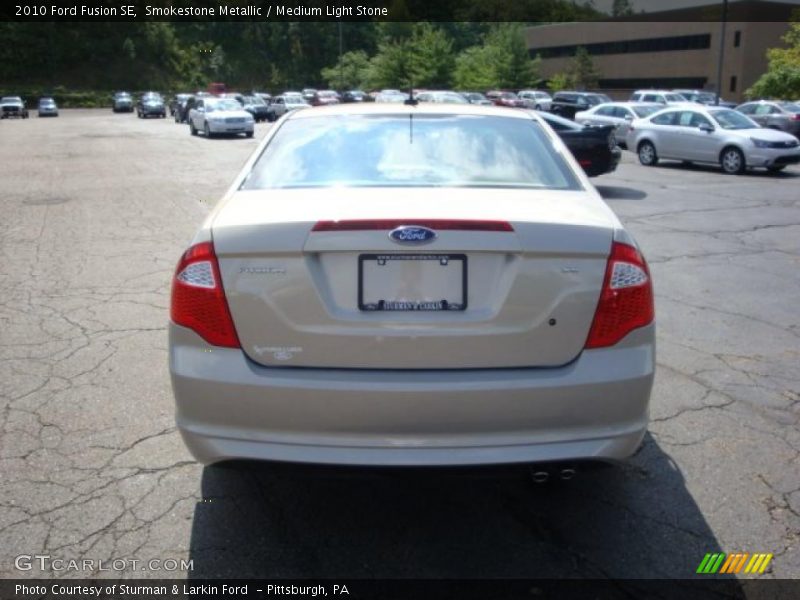 Smokestone Metallic / Medium Light Stone 2010 Ford Fusion SE