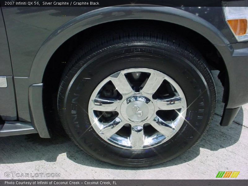 Silver Graphite / Graphite Black 2007 Infiniti QX 56