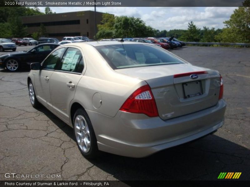 Smokestone Metallic / Medium Light Stone 2010 Ford Fusion SE