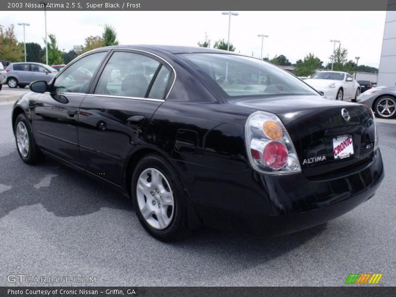 Super Black / Frost 2003 Nissan Altima 2.5 S